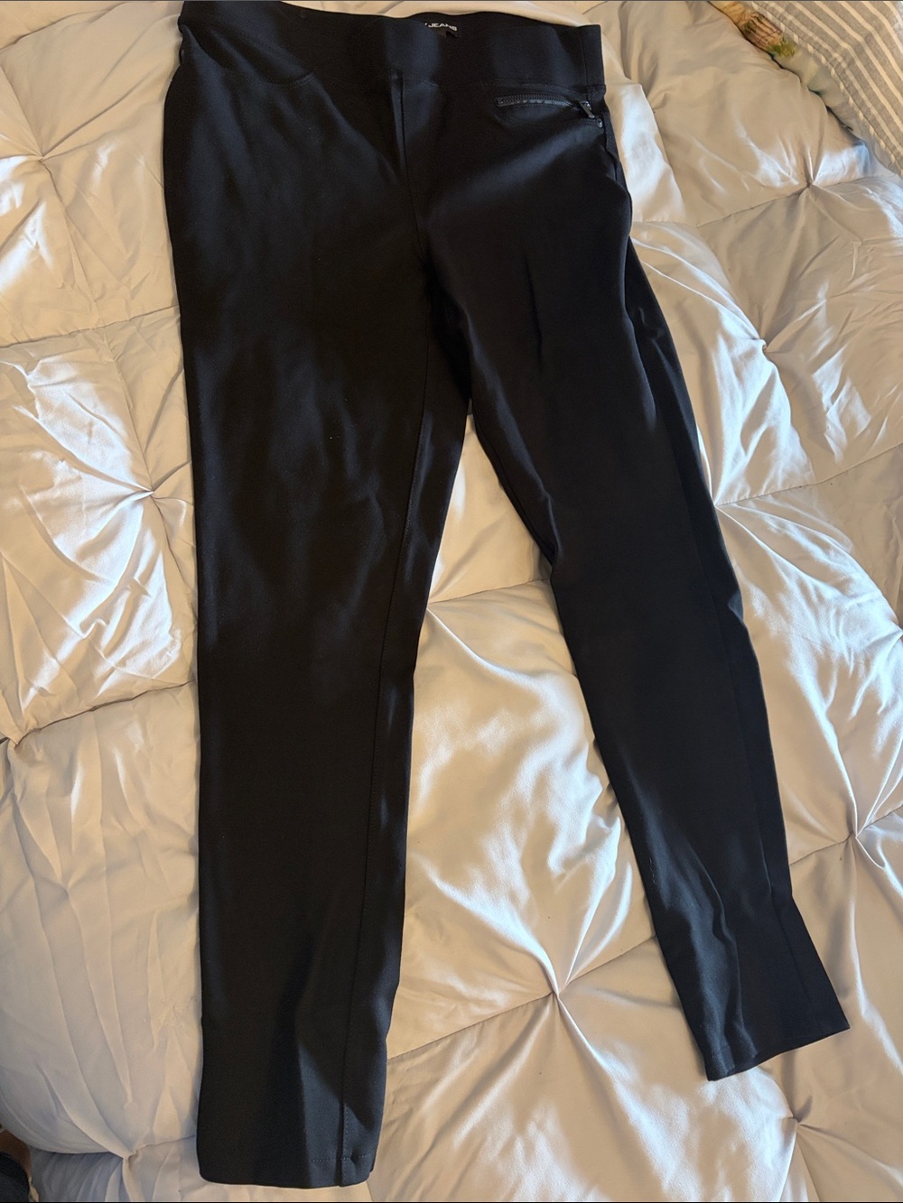 DKNY Men's Black Dress Pants - Slim Stretch Trousers